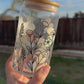 Flowers in Bloom  Boba Glass Cup