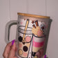 Cafecito Y Chisme Glass Mug